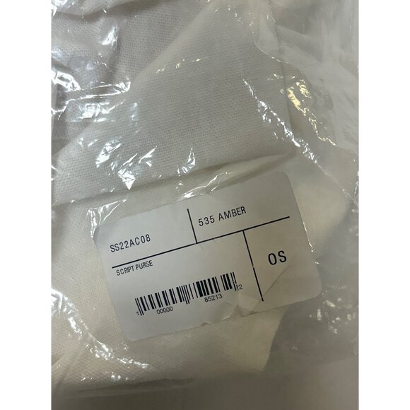 Maryam Nassir Zadeh Script Purse Amber Size OS NWT - Picture 8 of 8